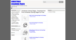 Desktop Screenshot of christmas-coloring-pages.com